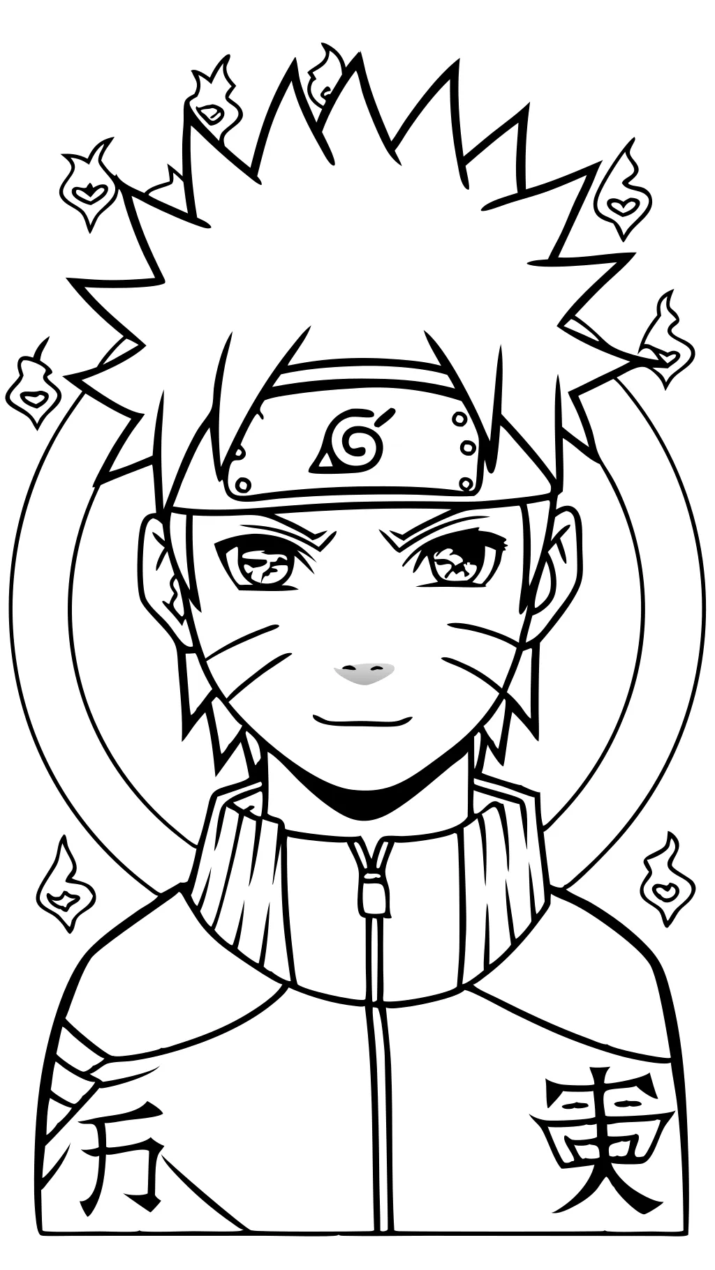 Páginas para colorear para Naruto